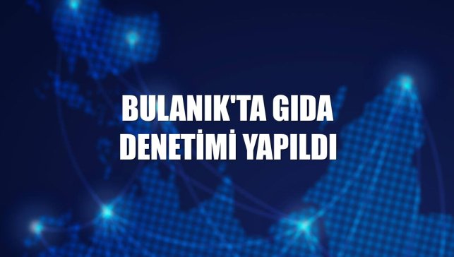 Bulanık'ta gıda denetimi yapıldı