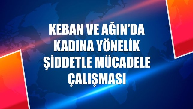 Keban ve Ağın'da kadına yönelik şiddetle mücadele çalışması