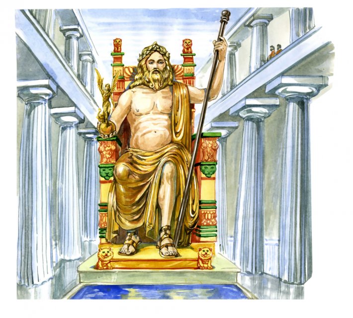 Dünyanın 7 Harikası Zeus Heykeli