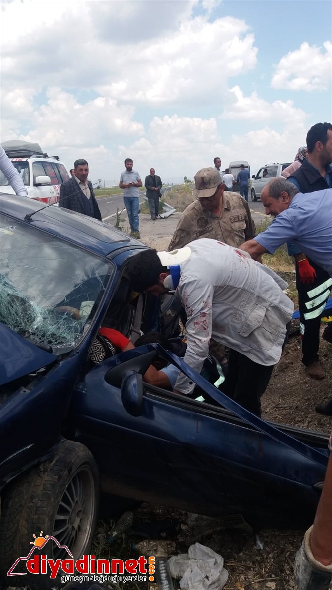 Ağrı'da trafik kazası: 1 ölü, 2 yaralı