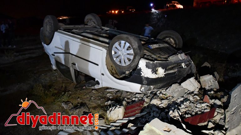 Otomobil şarampole devrildi: 1 ölü, 1 yaralı - AĞRI3