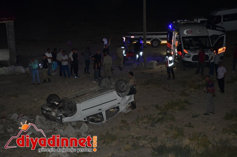 Otomobil şarampole devrildi: 1 ölü, 1 yaralı - AĞRI4