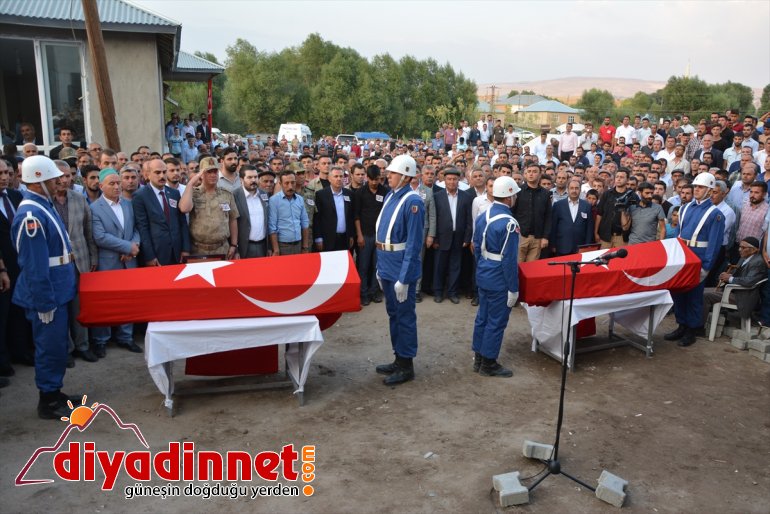 Şehit güvenlik korucuları defnedildi2