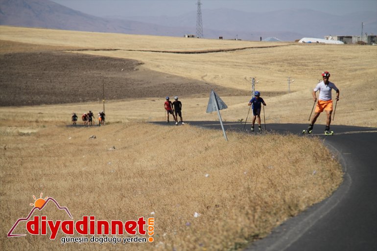 Yarışlara 'otomobil lastiği, kazma ve balyoz'la hazırlanıyorlar
