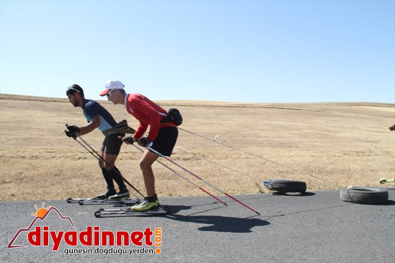 Yarışlara otomobil lastiği, kazma ve balyozla hazırlanıyorlar - AĞRI 6