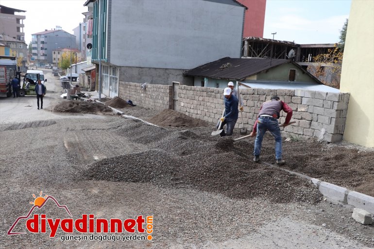 Ağrı Belediyesinin kaldırım çalışmaları4