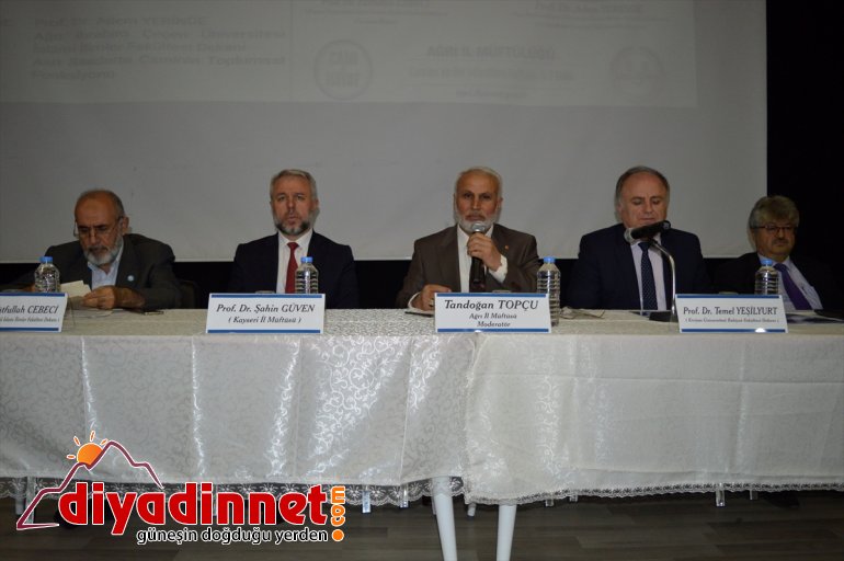 Ağrı'da 'Cami ve Hayat' paneli