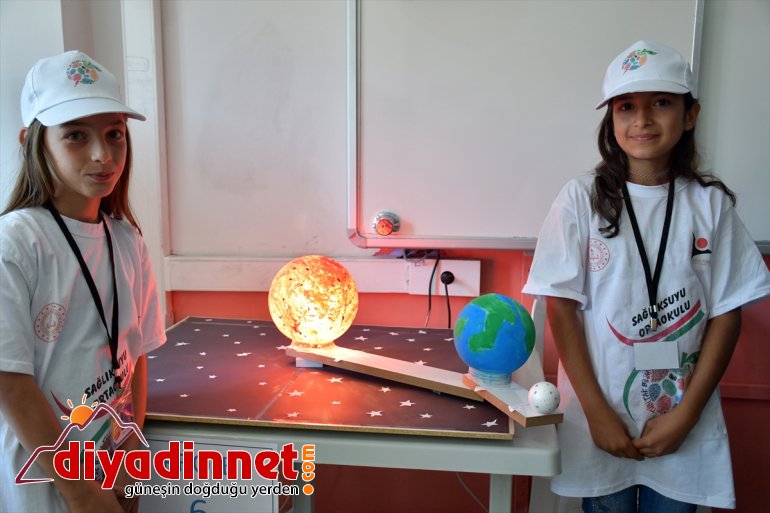Küçük mucitler projelerini köyde sergiledi2