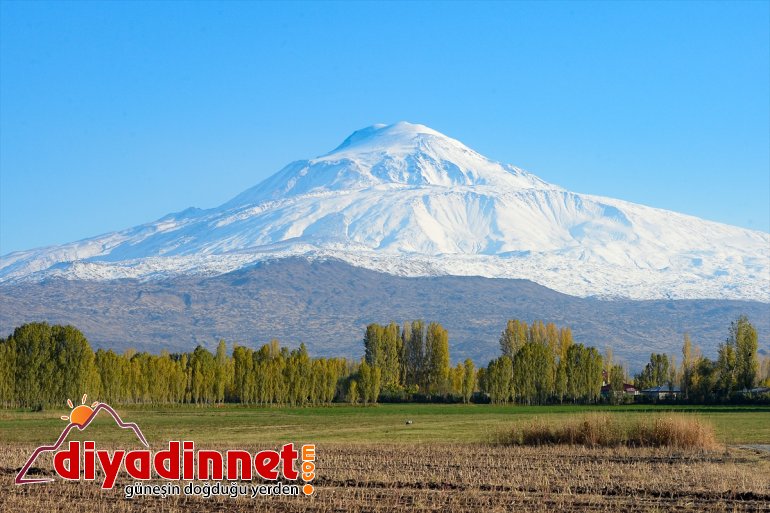 Ağrı Dağı beyaz gelinliğiyle büyülüyor - IĞDIR4