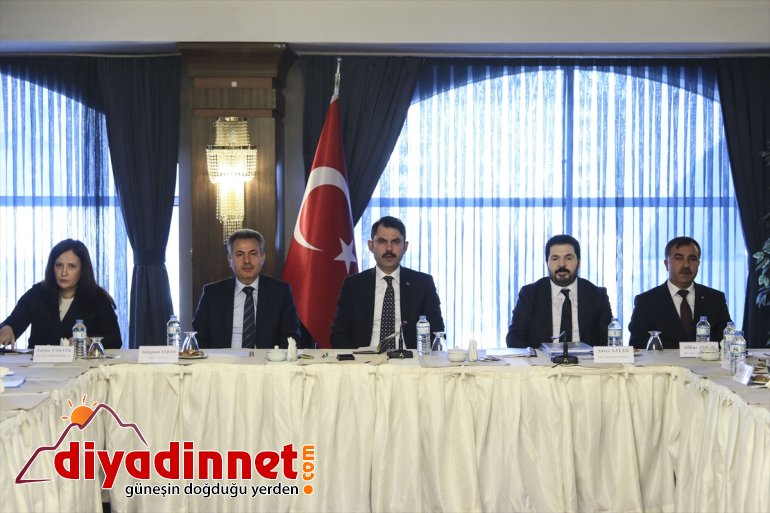 Çevre ve Şehircilik Bakanı Kurum Ağrı'daki projeleri denetledi