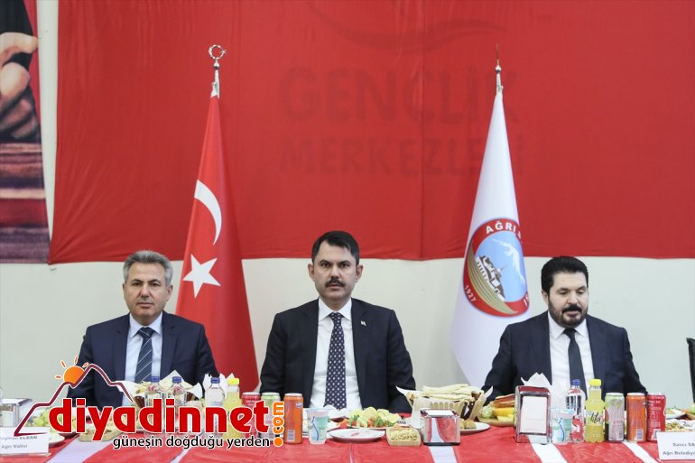 Çevre ve Şehircilik Bakanı Murat Kurum ağrı3