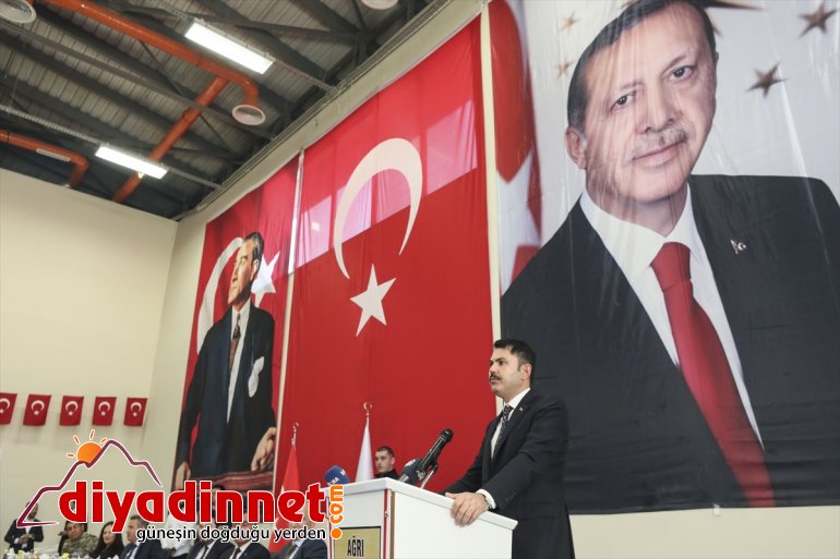 Çevre ve Şehircilik Bakanı Murat Kurum ağrı6