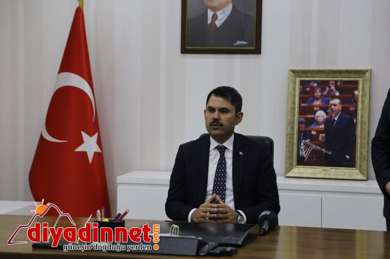 Çevre ve Şehircilik Bakanı Murat Kurum Ağrı'da toplantı yaptı