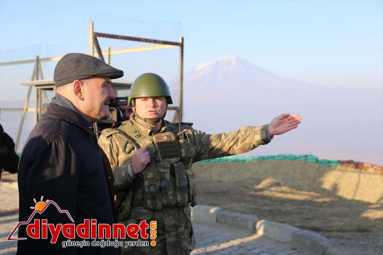 İçişleri Bakanı Soylu, İran sınırında incelemelerde bulundu (2) - AĞRI4