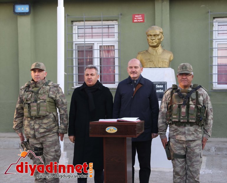 İçişleri Bakanı Soylu, İran sınırında incelemelerde bulundu (2) - AĞRI9