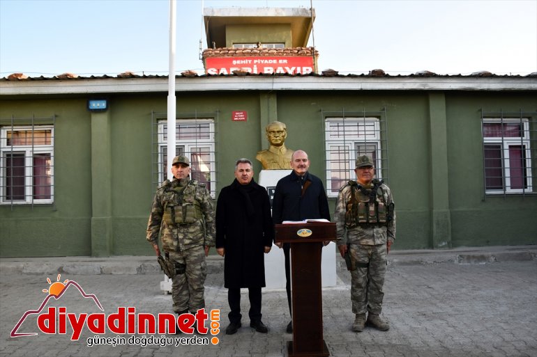 İçişleri Bakanı Soylu, İran sınırında incelemelerde bulundu (2) - AĞRI4