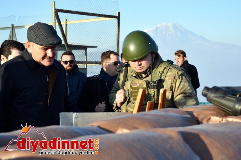 İçişleri Bakanı Soylu, İran sınırında incelemelerde bulundu (2) - AĞRI10