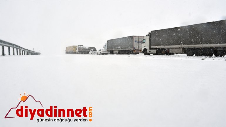 Kar yağışı Tendürek Geçidi