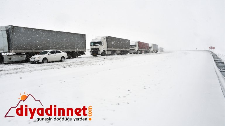 Kar yağışı Tendürek Geçidi