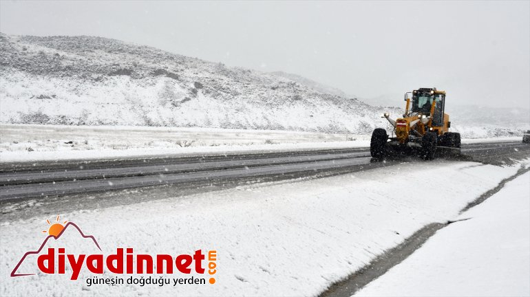 Kar yağışı Tendürek Geçidi