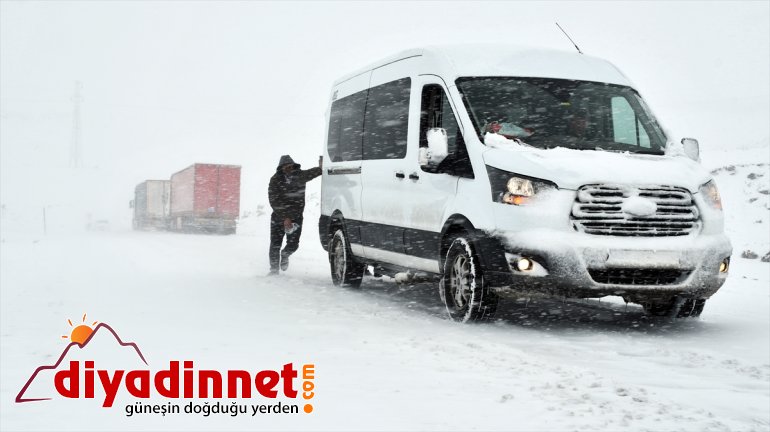 Kar yağışı Tendürek Geçidi