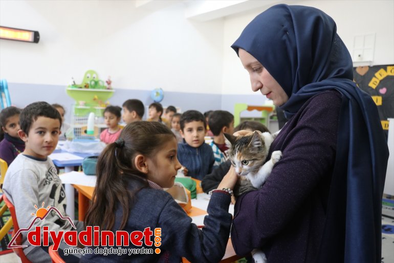 Miniklerin can dostları ile neşeli eğitimi - AĞRI3
