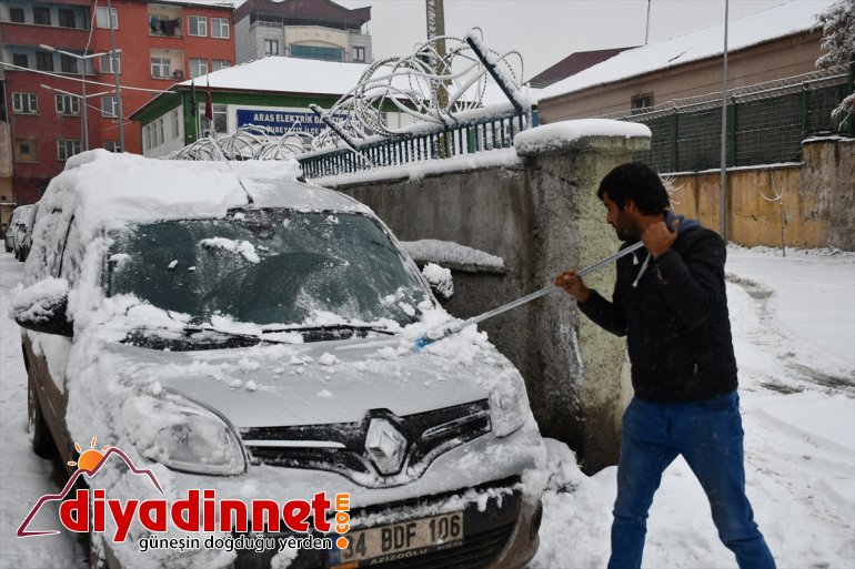 Ağrı da köy yolu ulaşıma kapalı9