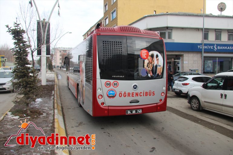 Ağrı şehir içi ulaşımında 'hastabüs' ve 'öğrencibüs' dönemi