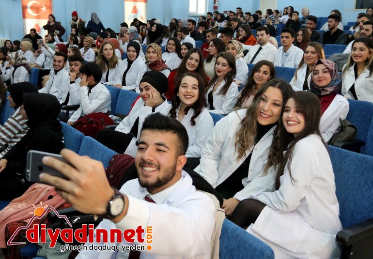 AİÇÜ beyaz önlük giyme töreni4