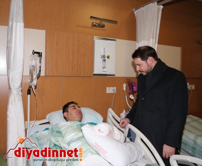 bakan albayrak yaralı askerler ağrı5