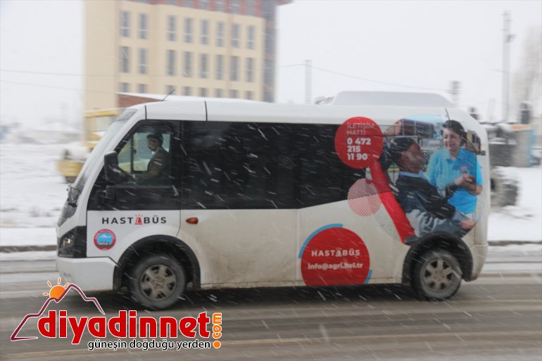 'Hastabüs'ler bir telefonla Ağrı halkının imdadına yetişiyor