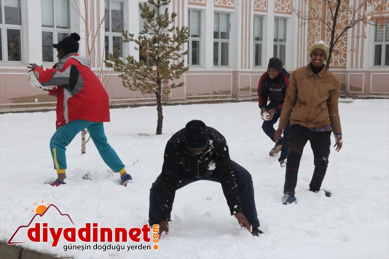 Karla ilk kez Ağrı