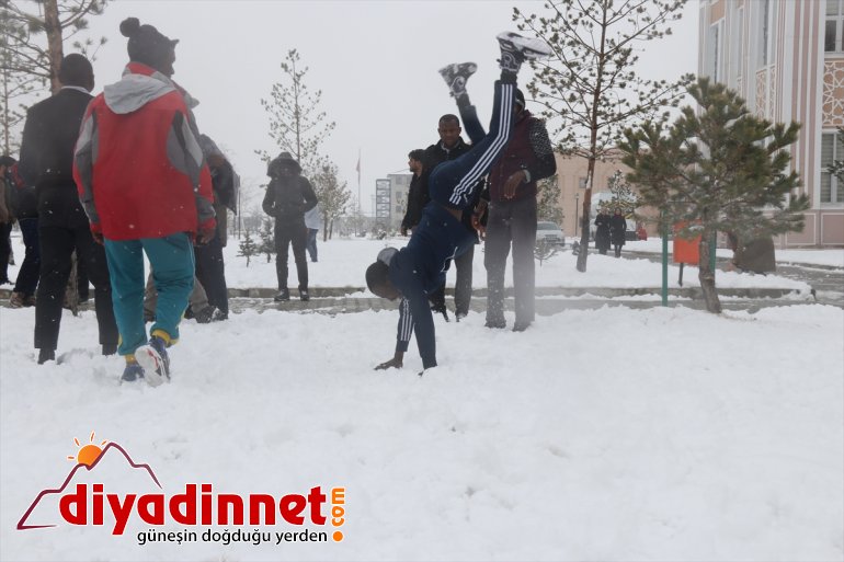 Karla ilk kez Ağrı