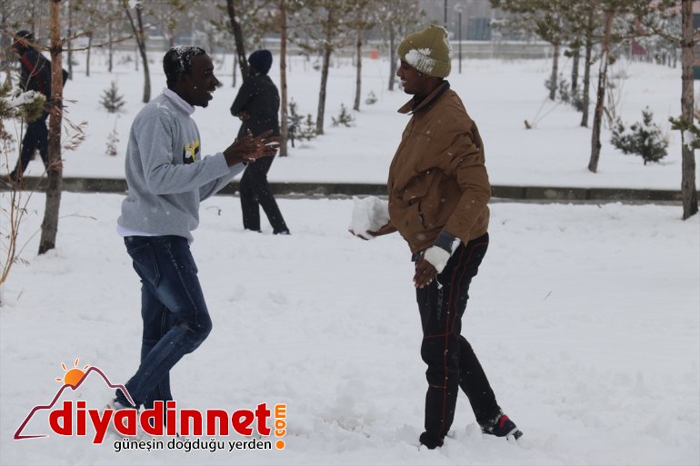 Karla ilk kez Ağrı