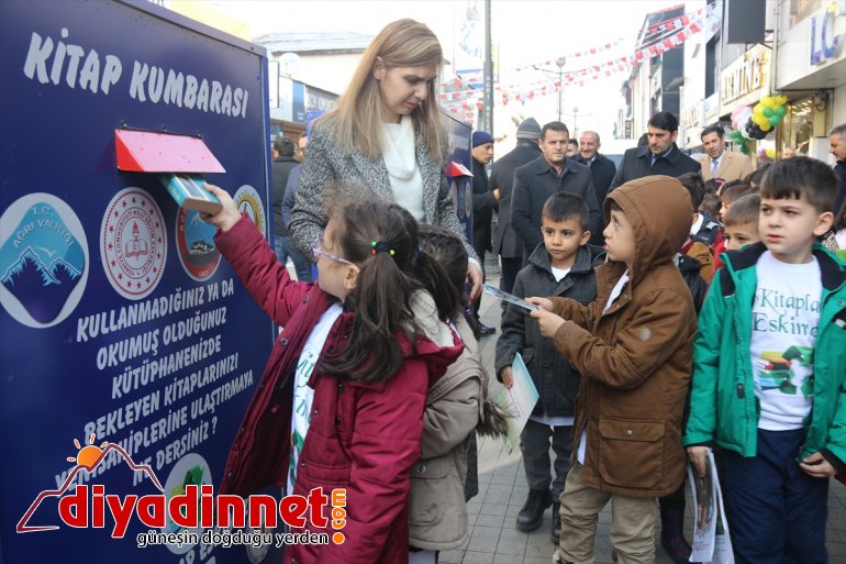 Öğrenciler kumbarada para değil kitap biriktiriyor - AĞRI 6