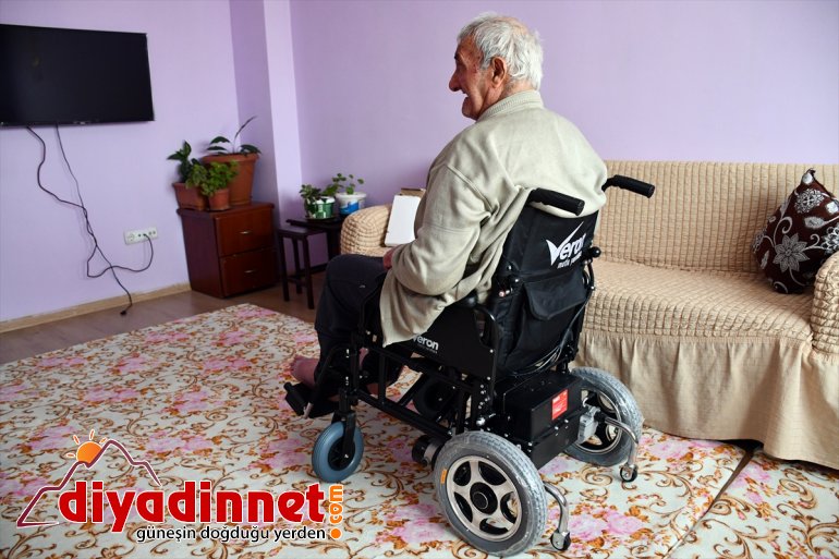 Selçuk dede akülü sandalye desteğiyle dört duvar arasından kurtuldu - AĞRI1