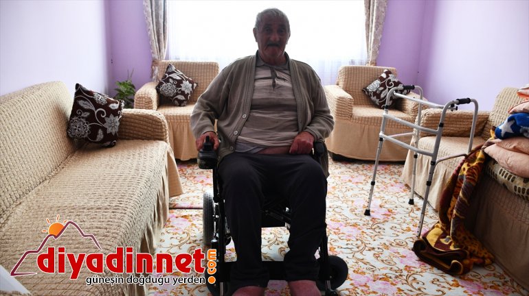 Selçuk dede akülü sandalye desteğiyle dört duvar arasından kurtuldu - AĞRI5