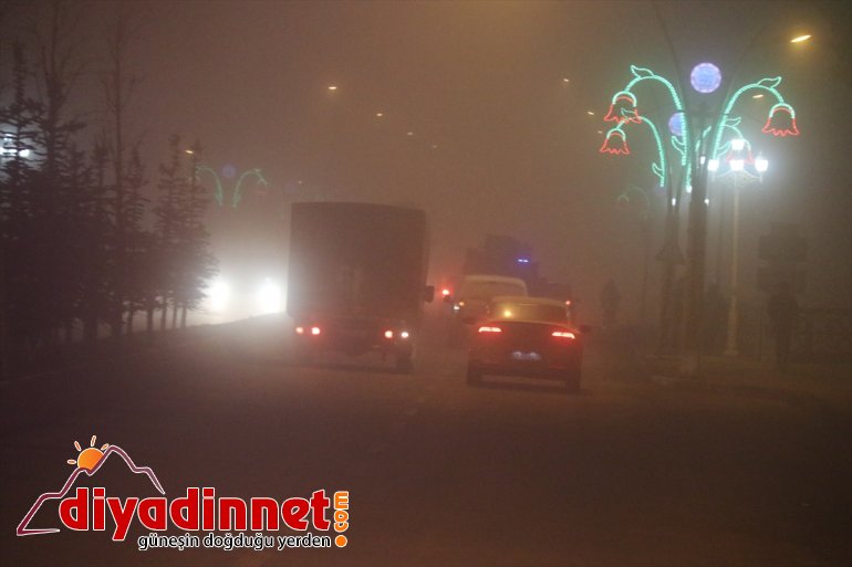Yoğun sis etkili oluyor - AĞRI 4