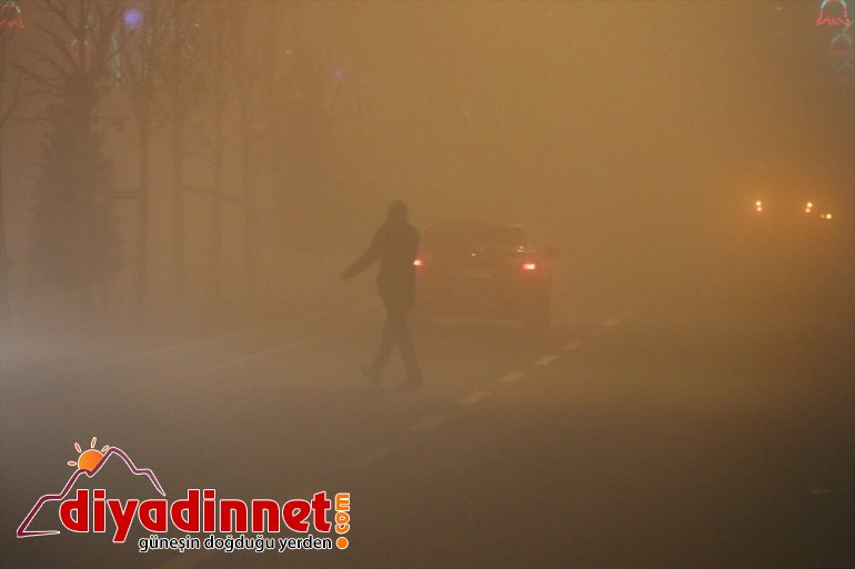 Yoğun sis etkili oluyor - AĞRI 5
