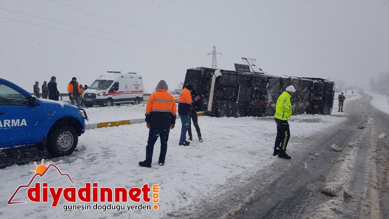 ağrı erzincan yolcu otobüsü devrildi si ağır yaralı6