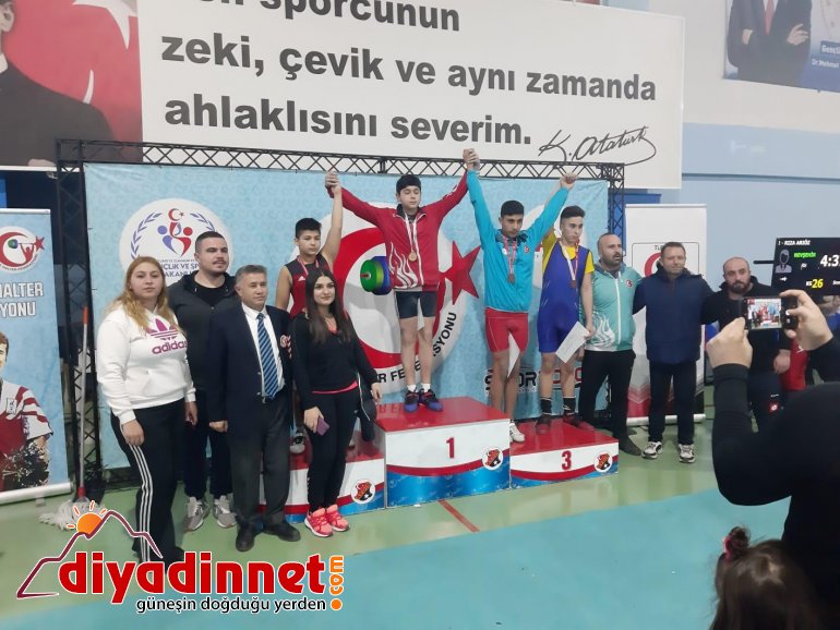 Ağrılı Halterci Batuhan Akbaş Türkiye Şampiyonu Oldu