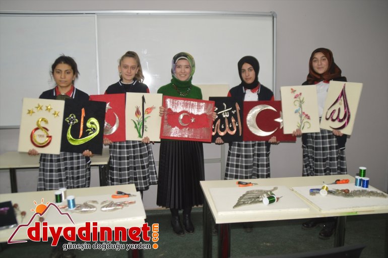 Ağrılı kızlar kaymakamlık desteğinde sanat ile tanışıyor6