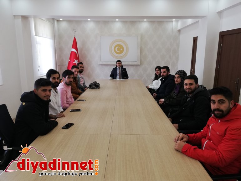 gençlerle Kaymakam Sarı Eleşkirtli buluştu 1