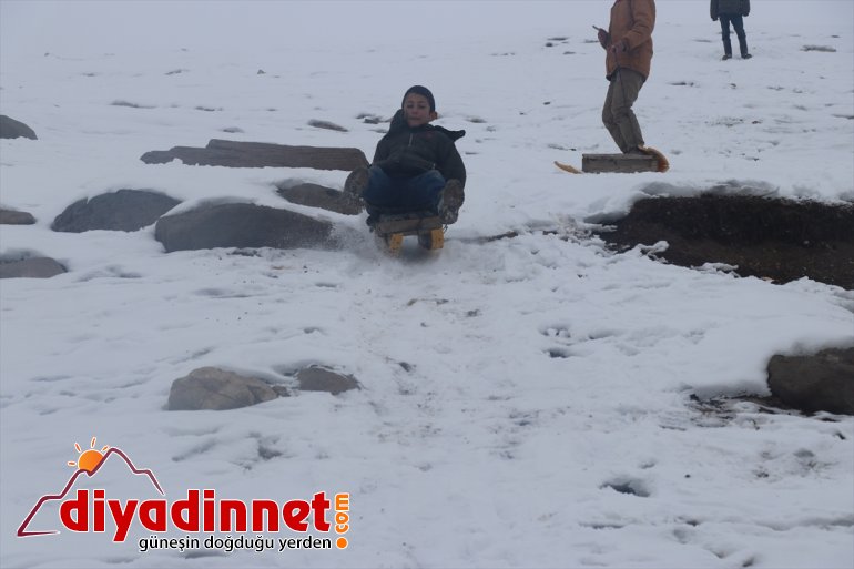 Kara kış vatandaşa çile çocuklara eğlence oldu9