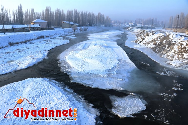 AĞRI - tuttu şadırvanlar buz ve  Dere 4