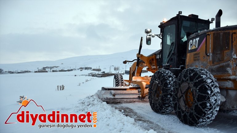 açıldı 8 yolu Dağı kar eteğinde kapanan Tendürek köy nedeniyle ulaşıma 4