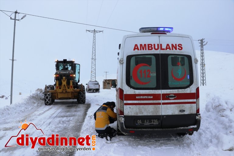 hastaneye ulaştırmak Ekipler hamile köydeki için AĞRI seferber - kadını oldu 11