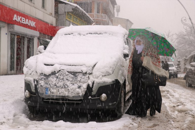 ağrı kış köy yolu kapandı ağrının kışı soğuk8