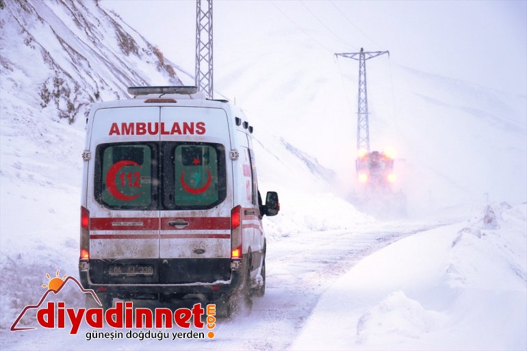 köydeki seferber oldu için Ekipler ulaştırmak hamile hastaneye - kadını AĞRI 8