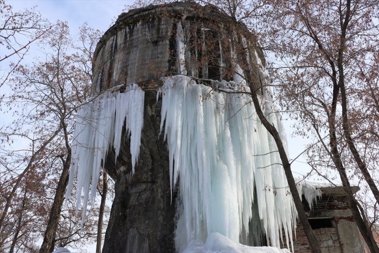 ağrı soğuk hava şadırvanlar buz tuttu5